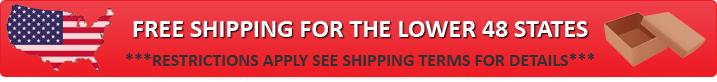 Free Shipping for the Lower 48 States