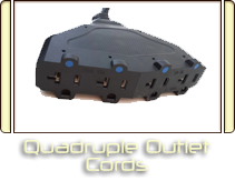 Quadruple Outlet Cords