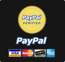 We accept PayPal payments