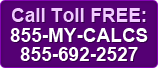 Call Toll Free 855-MY-CALCS