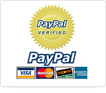 We accept PayPal payments