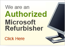We are an Authorized Microsoft Refurbisher - Click Here