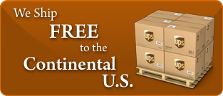 We ship free to the Continental US