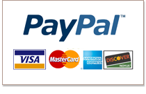 We accept PayPal payments