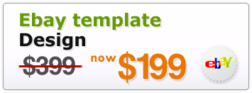 ebay template design package now $199