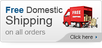 Free domestic shipping on all orders