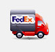We ship via FedEx
