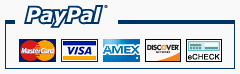 We accept PayPal