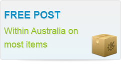Free Post Within Australia on most items