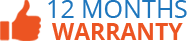 12 Months Warranty