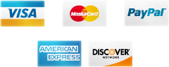 We accept PayPal and Major Credit Cards  - x side prom ppal -