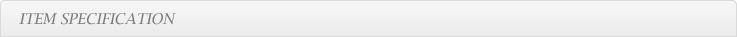 Item Specifications
